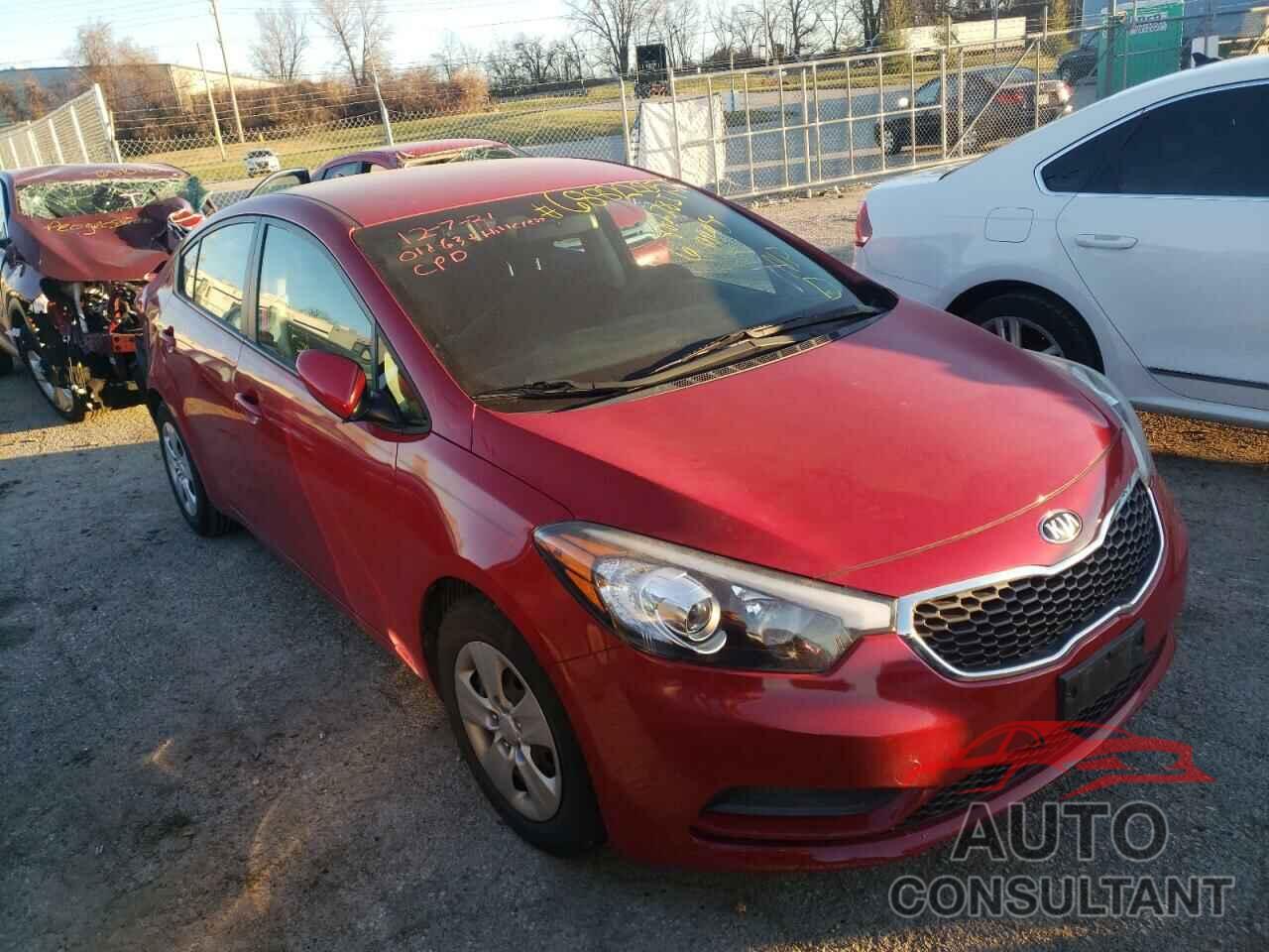 KIA FORTE 2016 - KNAFK4A6XG5474837