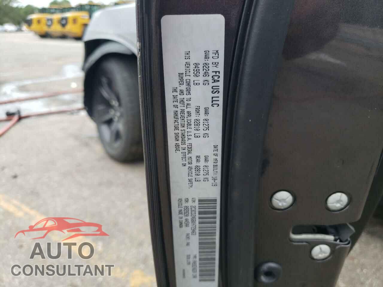 DODGE CHALLENGER 2019 - 2C3CDZAG6KH729463
