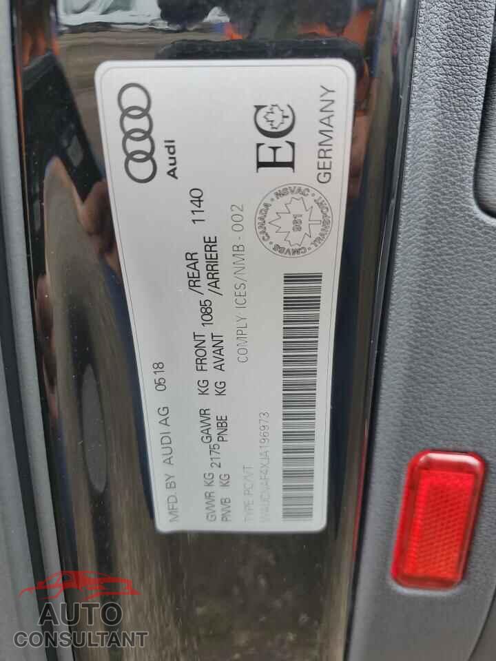 AUDI A4 2018 - WAUCNAF4XJA196973