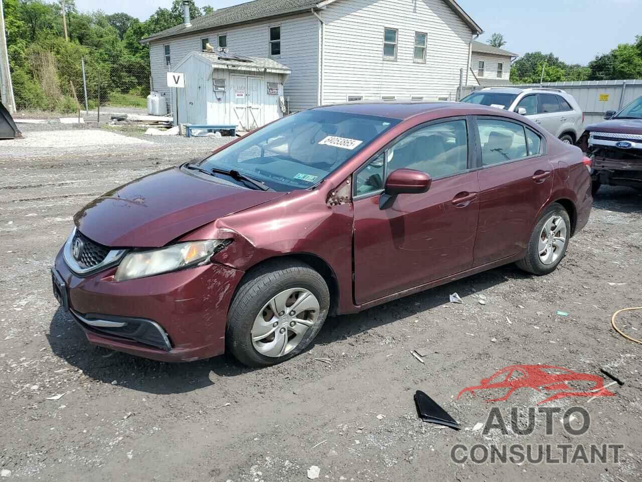 HONDA CIVIC 2014 - 19XFB2F51EE266516