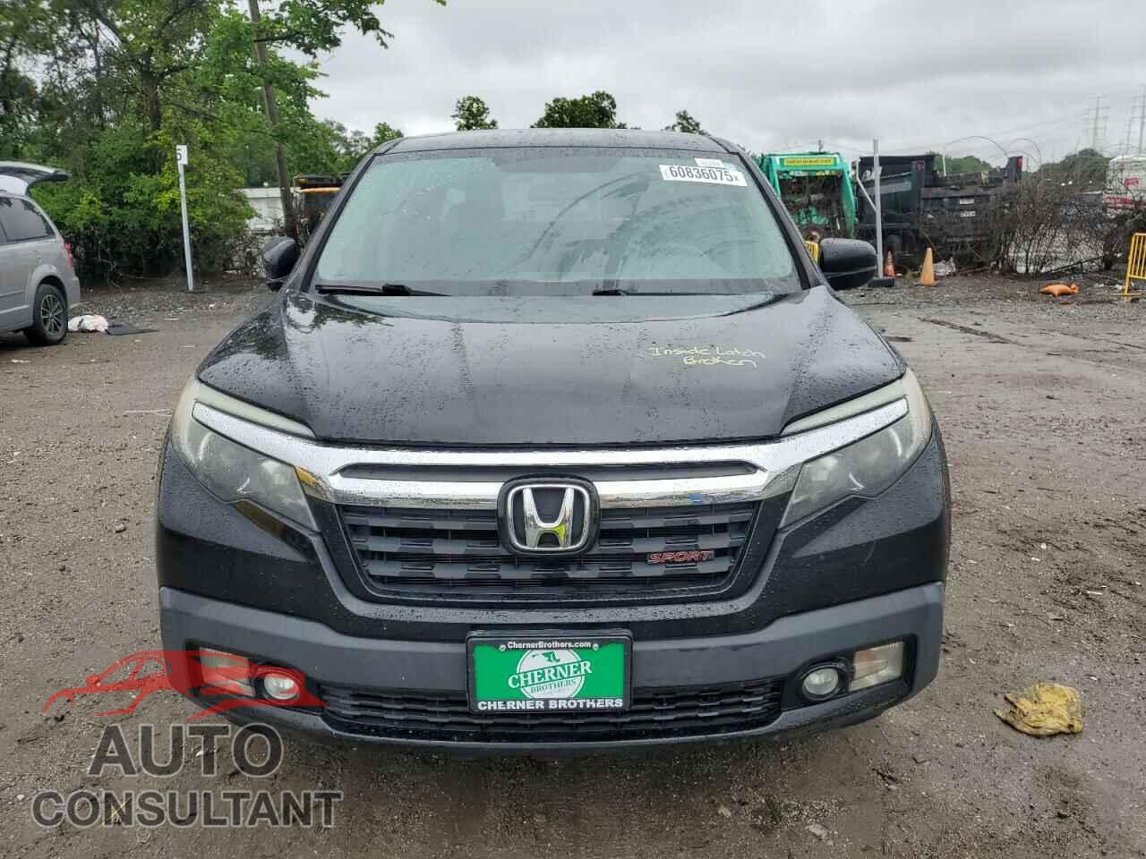 HONDA RIDGELINE 2017 - 5FPYK3F19HB021299