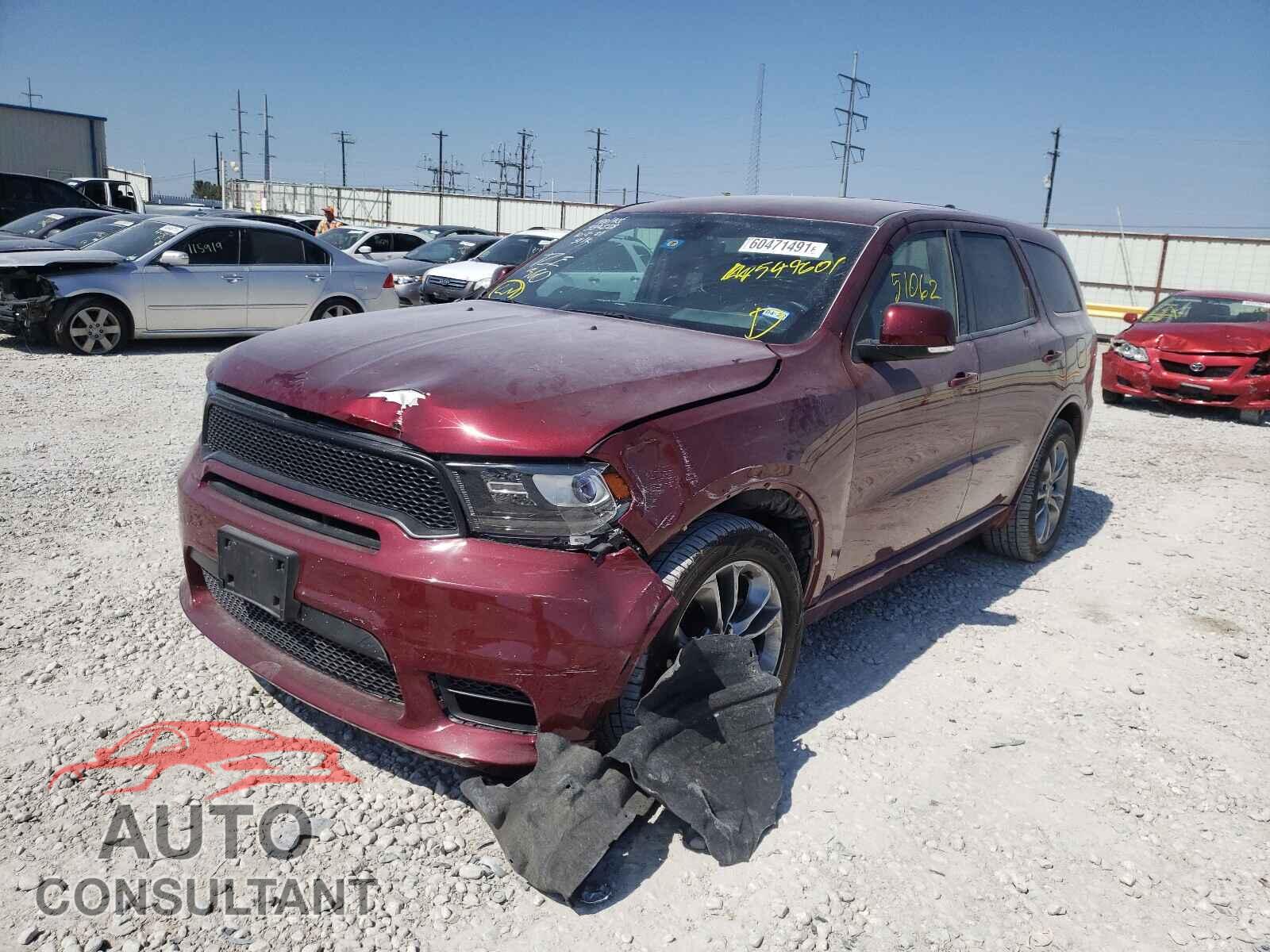 DODGE DURANGO 2019 - 1C4RDHDG3KC549601