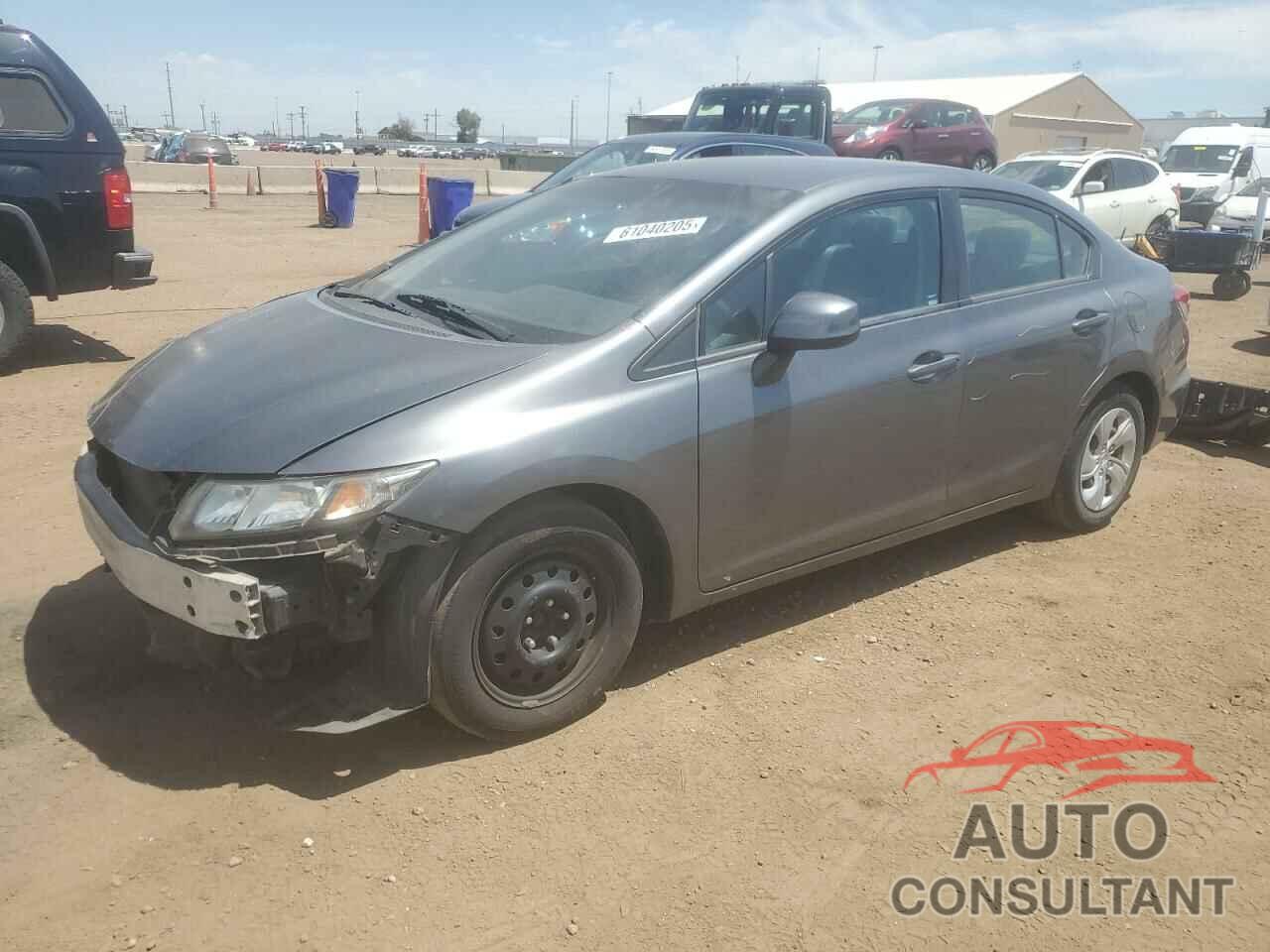 HONDA CIVIC 2013 - 19XFB2F54DE275757