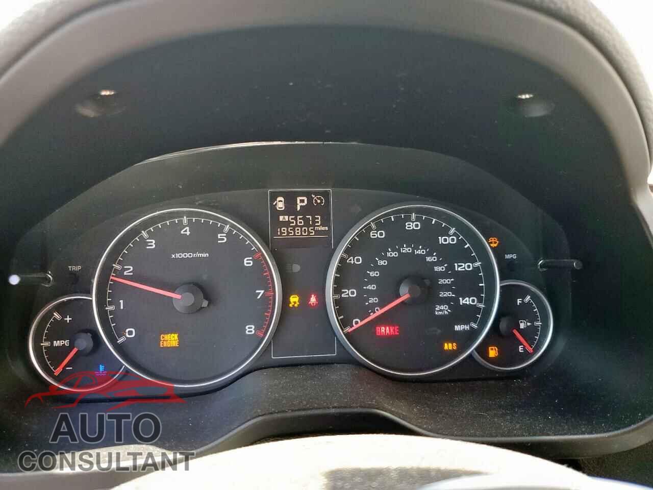 SUBARU OUTBACK 2013 - 4S4BRBCC5D3276707