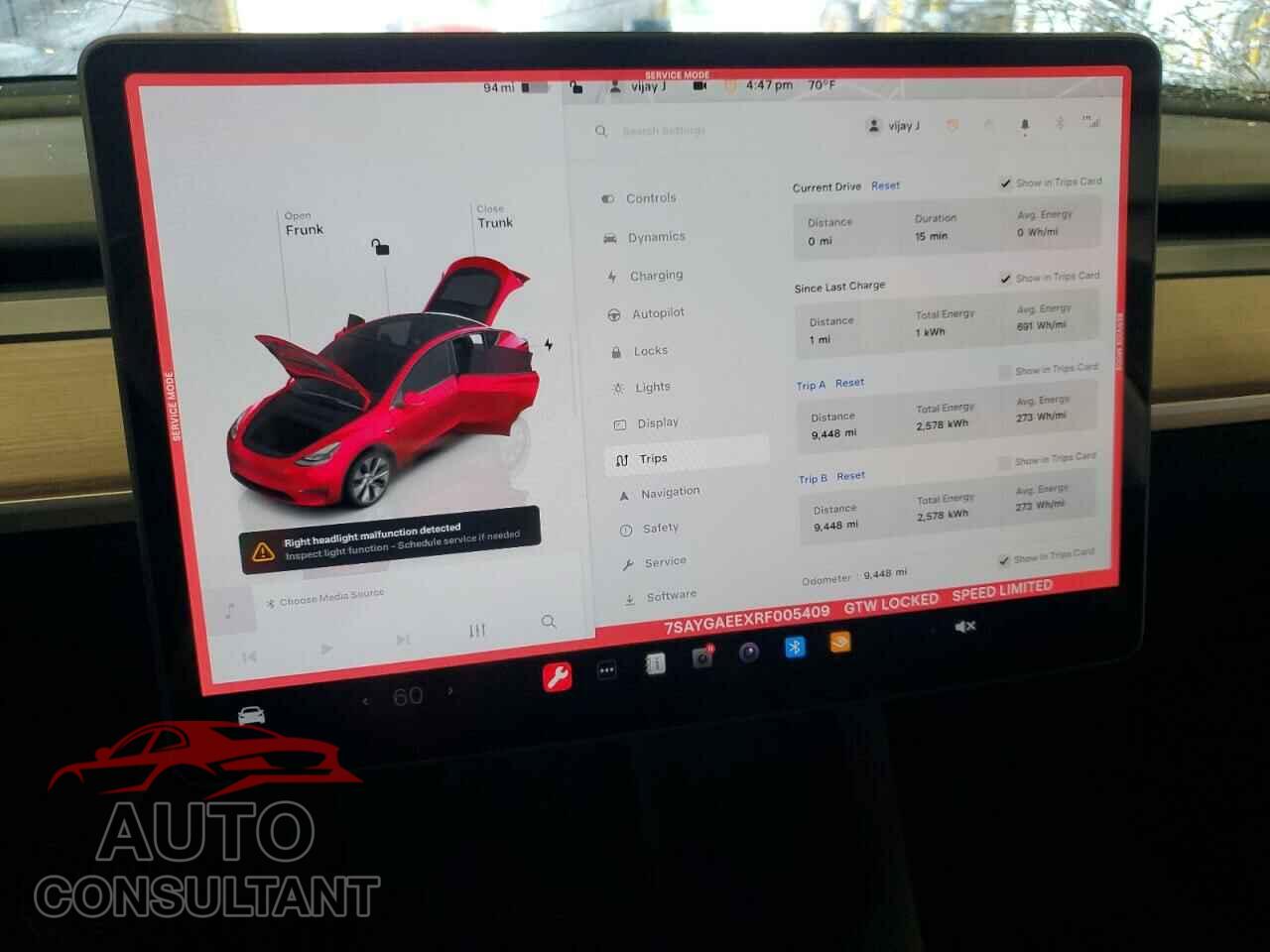 TESLA MODEL Y 2024 - 7SAYGAEEXRF005409