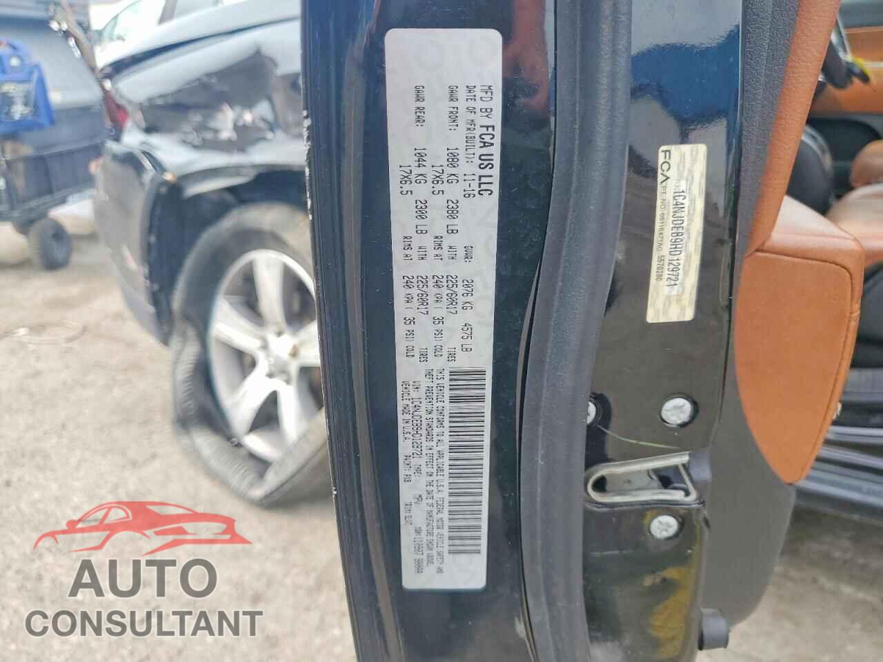 JEEP COMPASS 2017 - 1C4NJDEB9HD129721