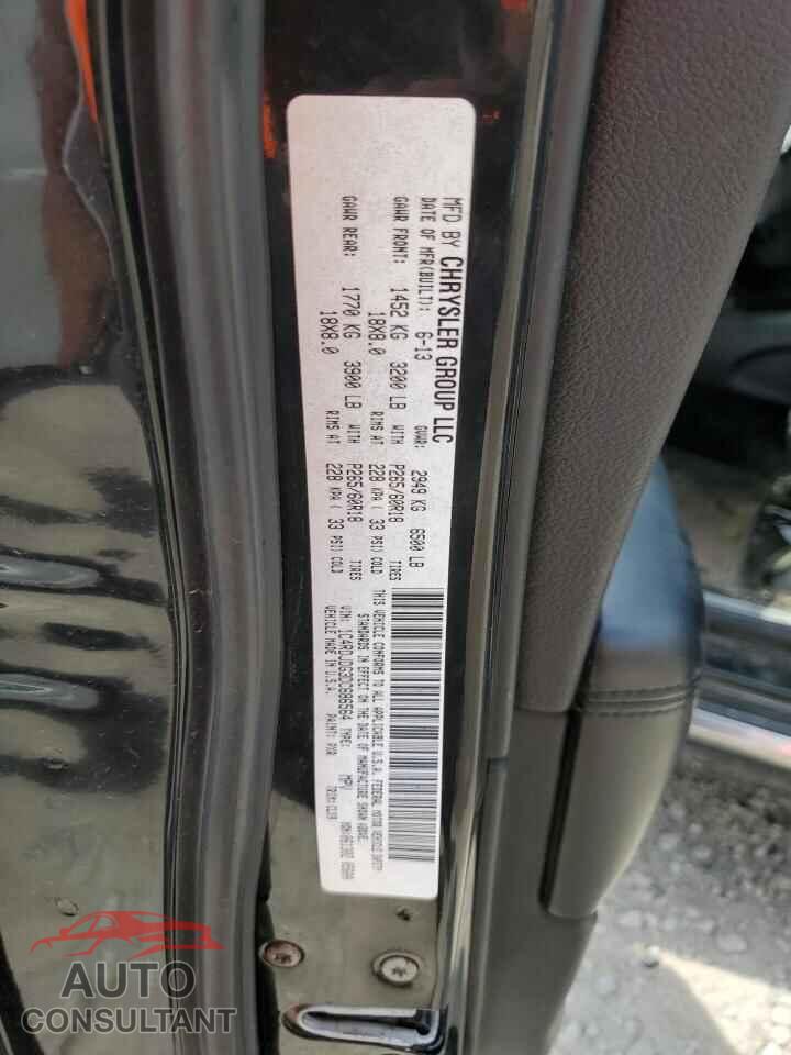 DODGE DURANGO 2013 - 1C4RDJDG3DC686564
