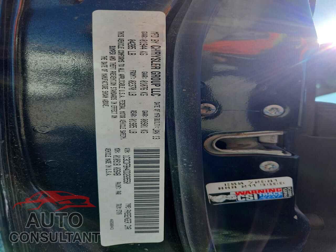 DODGE DART 2013 - 1C3CDFBH4DD269550