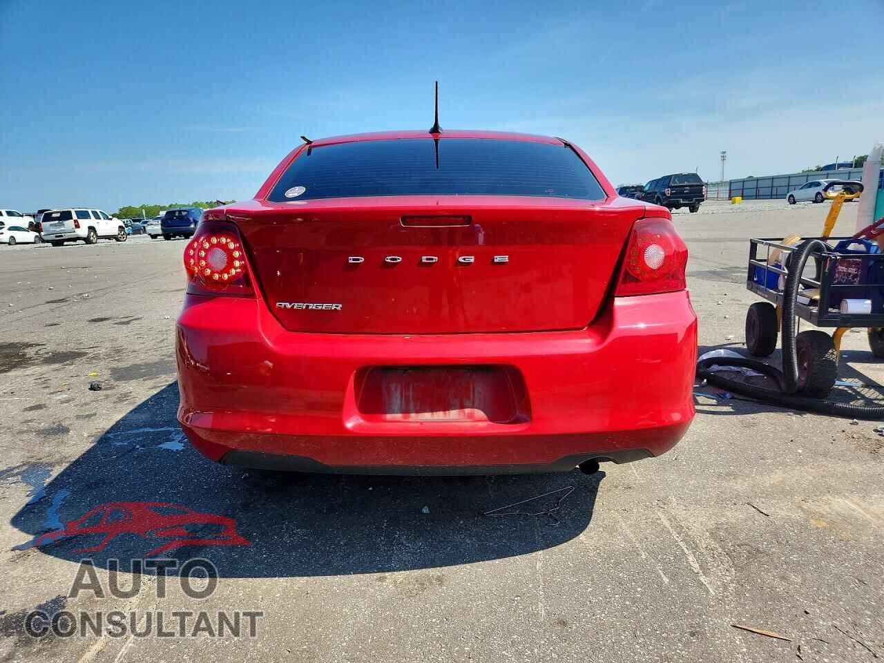 DODGE AVENGER 2012 - 1C3CDZABXCN290667