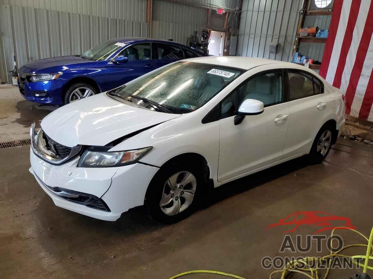 HONDA CIVIC 2013 - 2HGFB2F5XDH537769