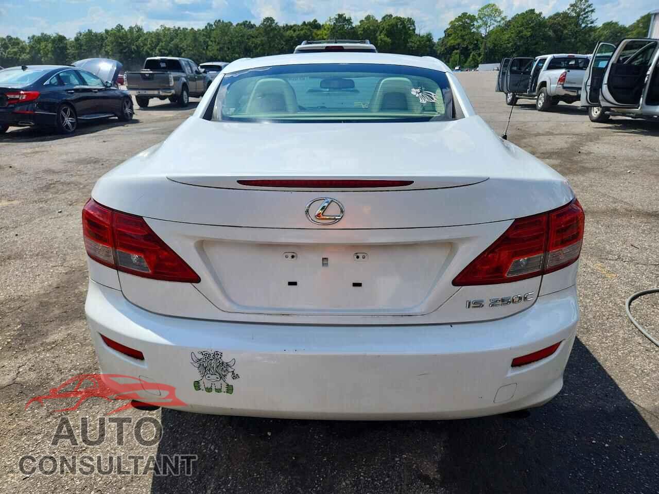 LEXUS IS 2012 - JTHFF2C26C2524147