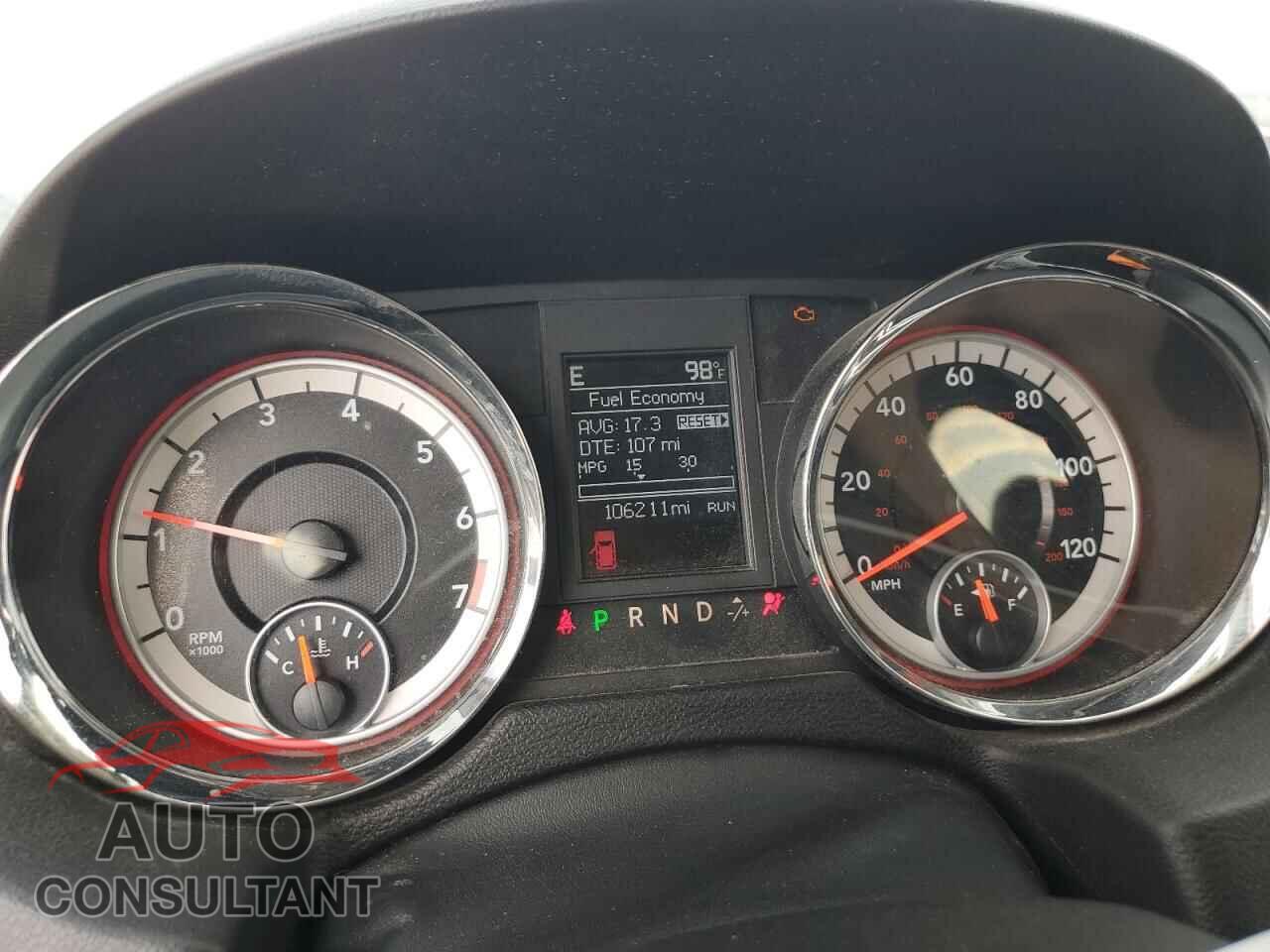 DODGE CARAVAN 2012 - 2C4RDGDG4CR351368