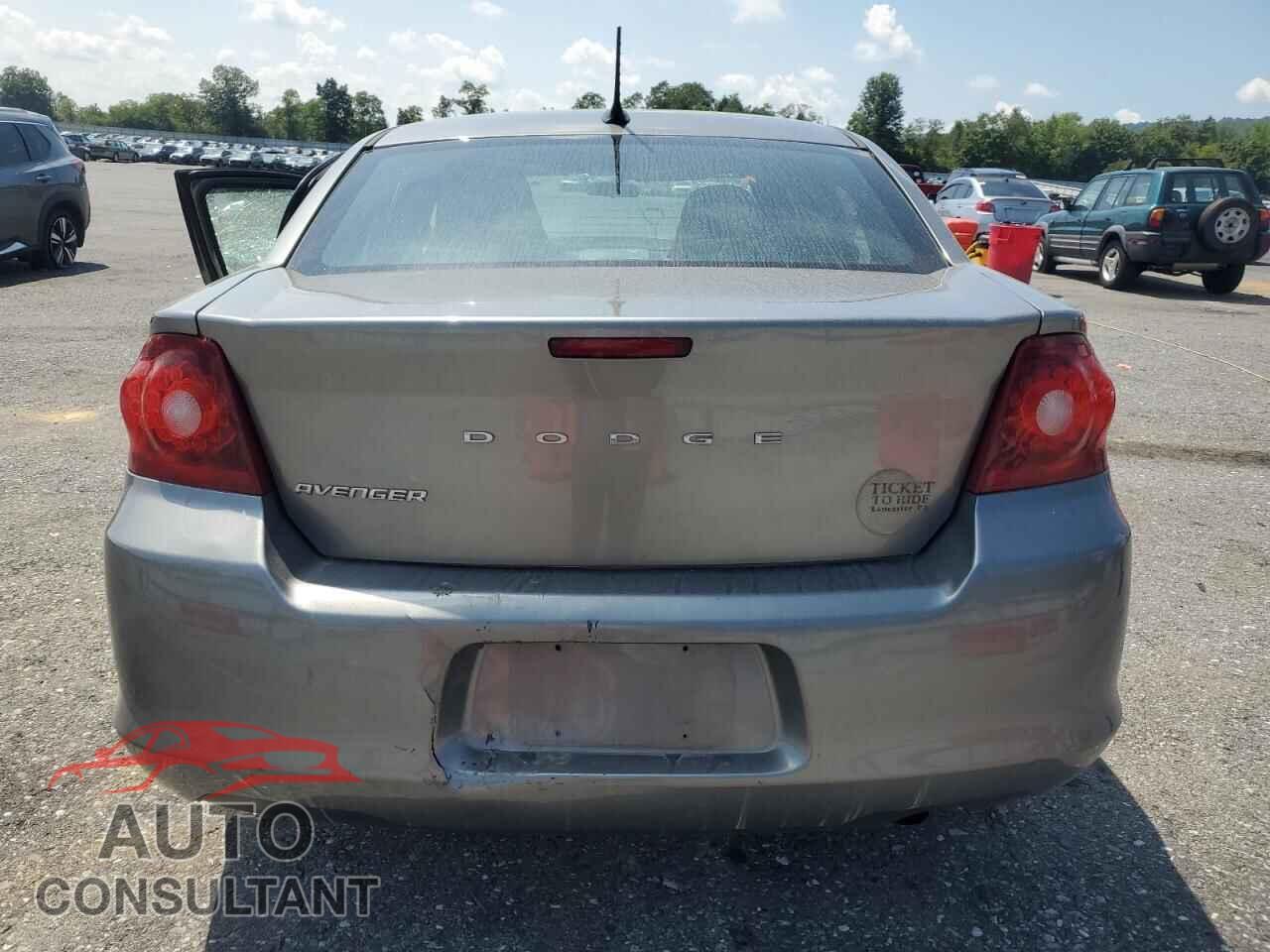 DODGE AVENGER 2012 - 1C3CDZAB6CN114814