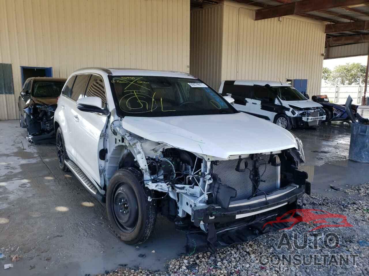 TOYOTA HIGHLANDER 2019 - 5TDYZRFH5KS331473