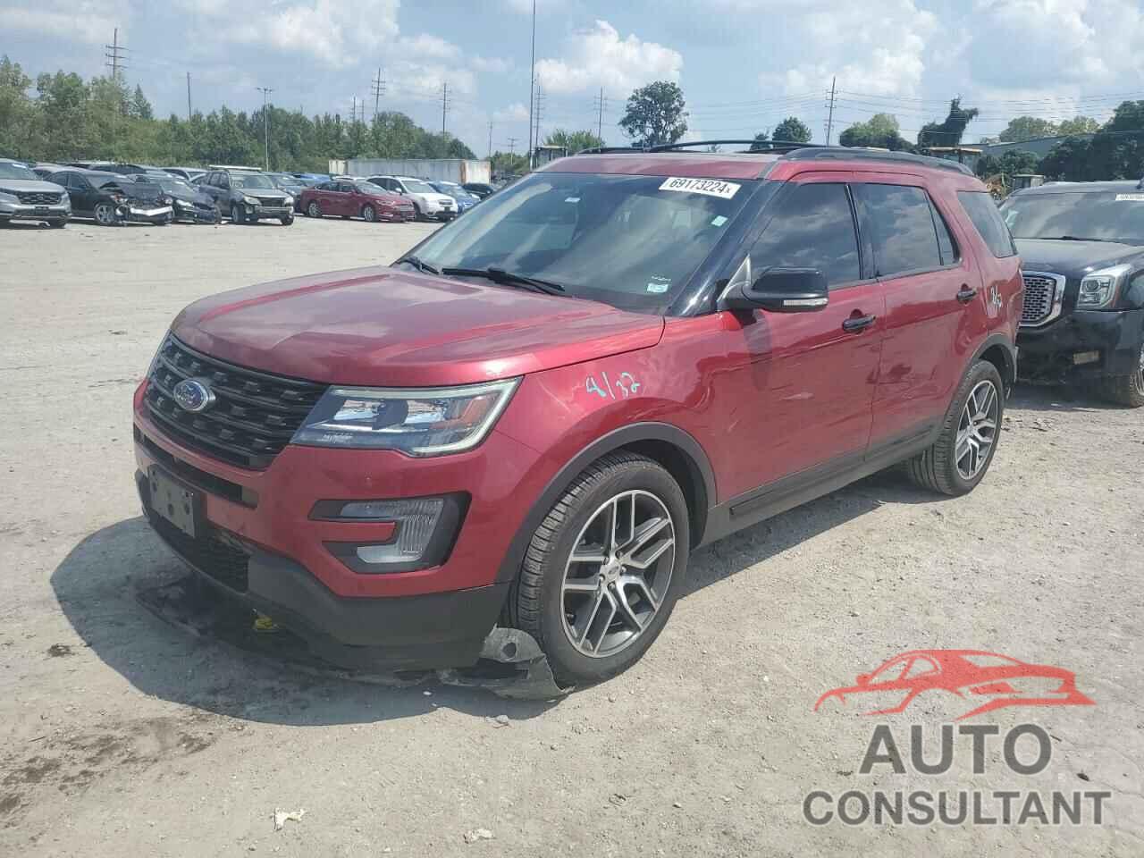 FORD EXPLORER 2017 - 1FM5K8GT9HGB21655