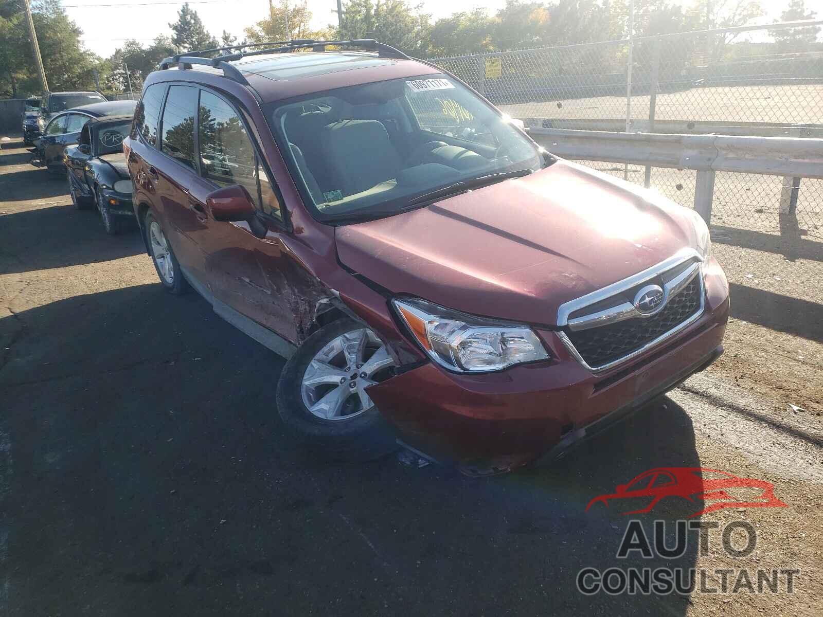 SUBARU FORESTER 2016 - JF2SJADC1GH446638