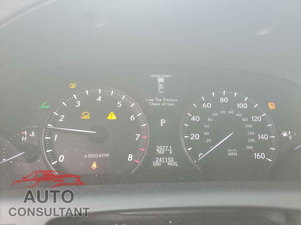 LEXUS LS460 2010 - JTHBL5EF5A5100317