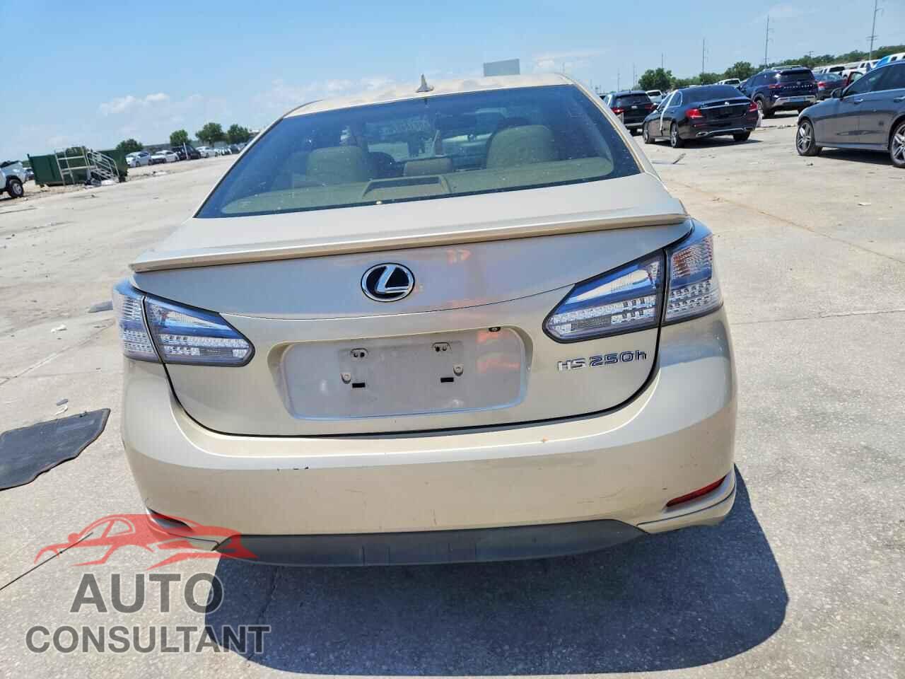 LEXUS HS 2011 - JTHBB1BA2B2044506