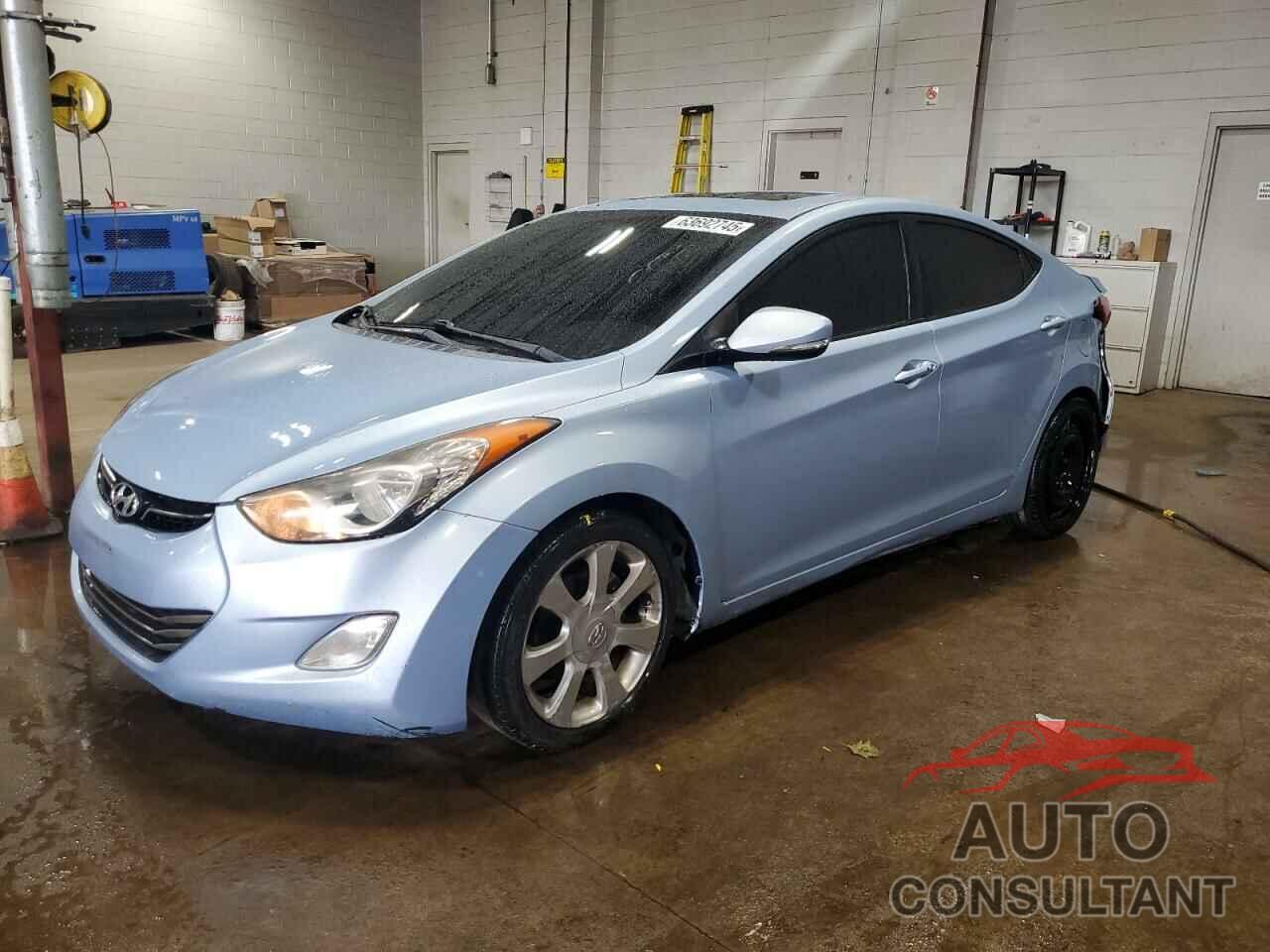 HYUNDAI ELANTRA 2012 - KMHDH4AE6CU217590