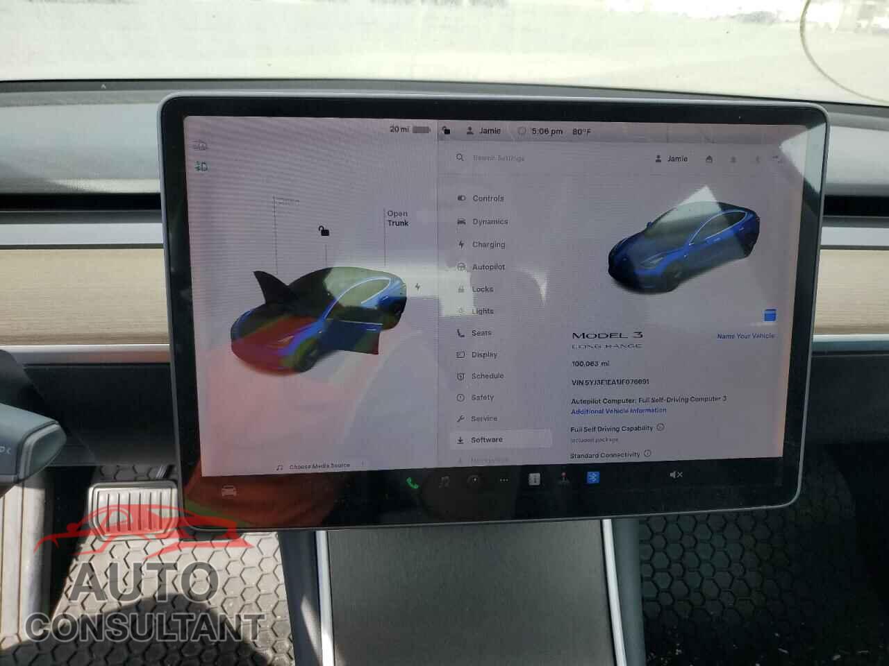 TESLA MODEL 3 2018 - 5YJ3E1EA1JF076691