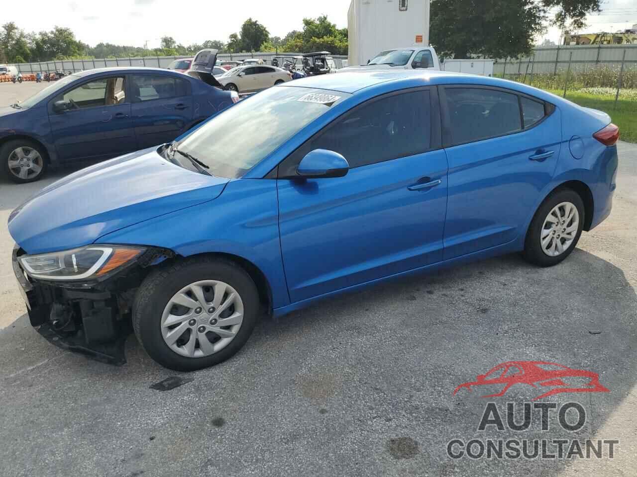 HYUNDAI ELANTRA 2018 - KMHD74LF3JU473014