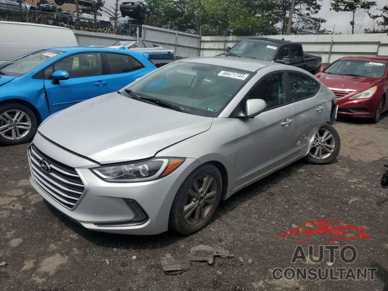 HYUNDAI ELANTRA 2017 - KMHD84LF9HU186039