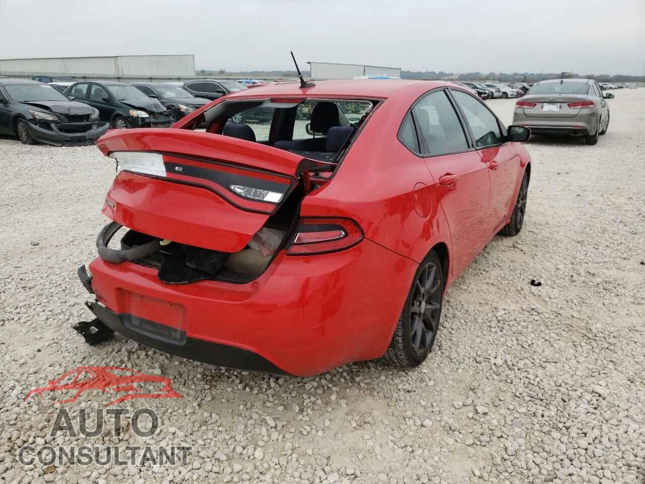 DODGE DART 2016 - 1C3CDFAA7GD625563