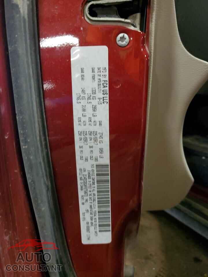 DODGE CARAVAN 2015 - 2C4RDGBG0FR750673