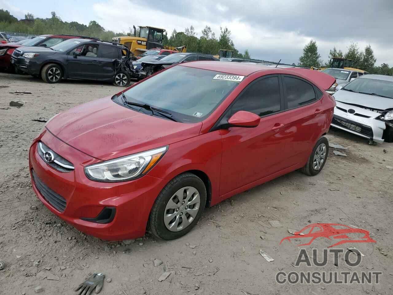 HYUNDAI ACCENT 2017 - KMHCT4AE6HU344731