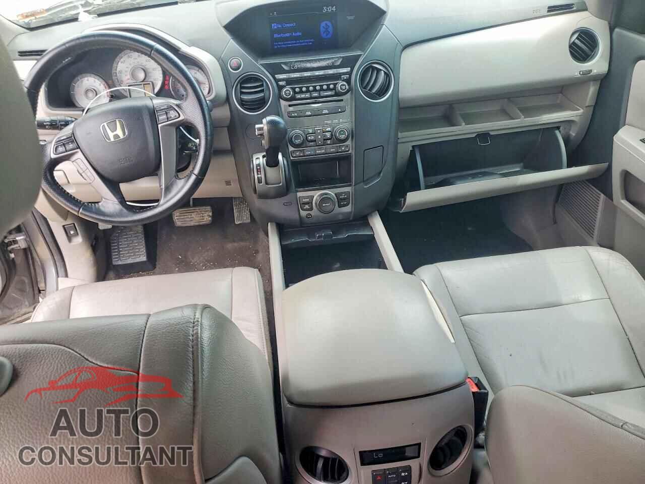 HONDA PILOT 2012 - 5FNYF3H66CB006192