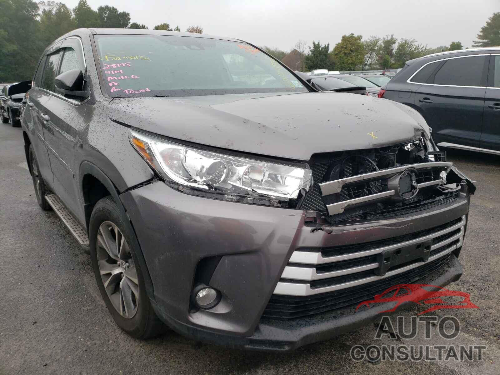 TOYOTA HIGHLANDER 2019 - 5TDBZRFH2KS916047