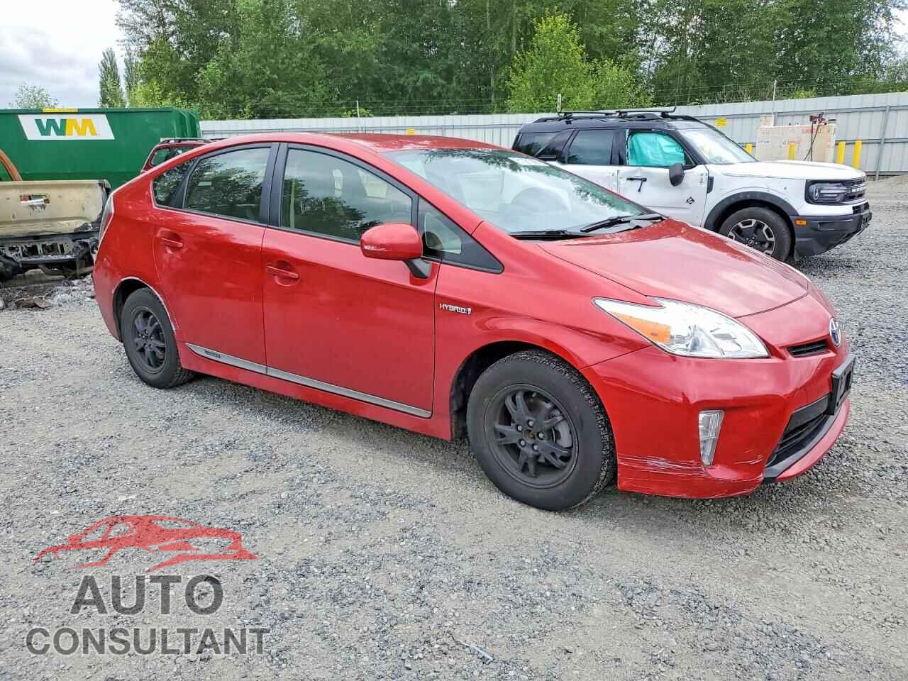 TOYOTA PRIUS 2012 - JTDKN3DU5C5437332