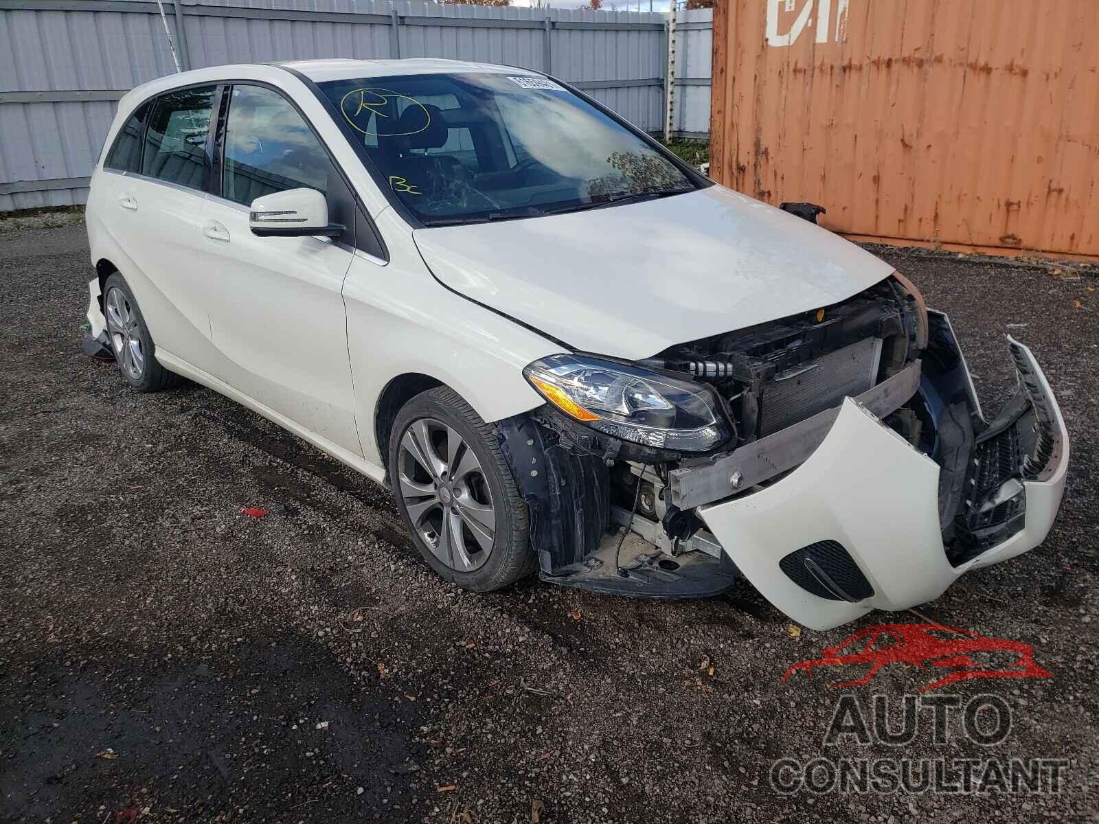 MERCEDES-BENZ B-CLASS 2017 - WDDMH4GB6HJ430362