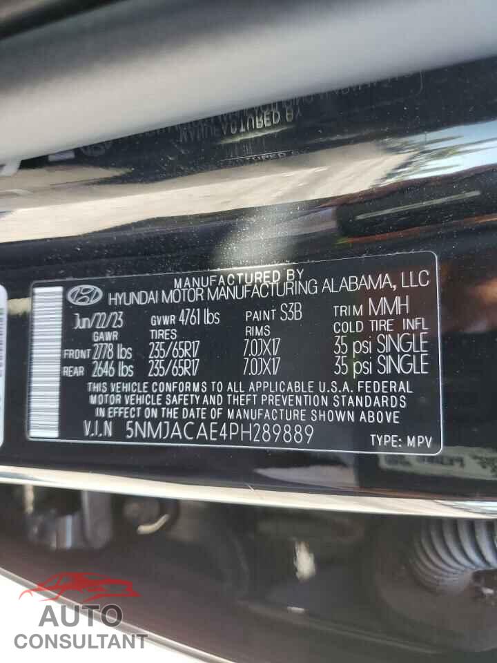 HYUNDAI TUCSON 2023 - 5NMJACAE4PH289889