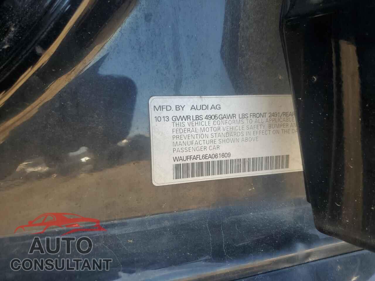 AUDI A4 2014 - WAUFFAFL6EA061609