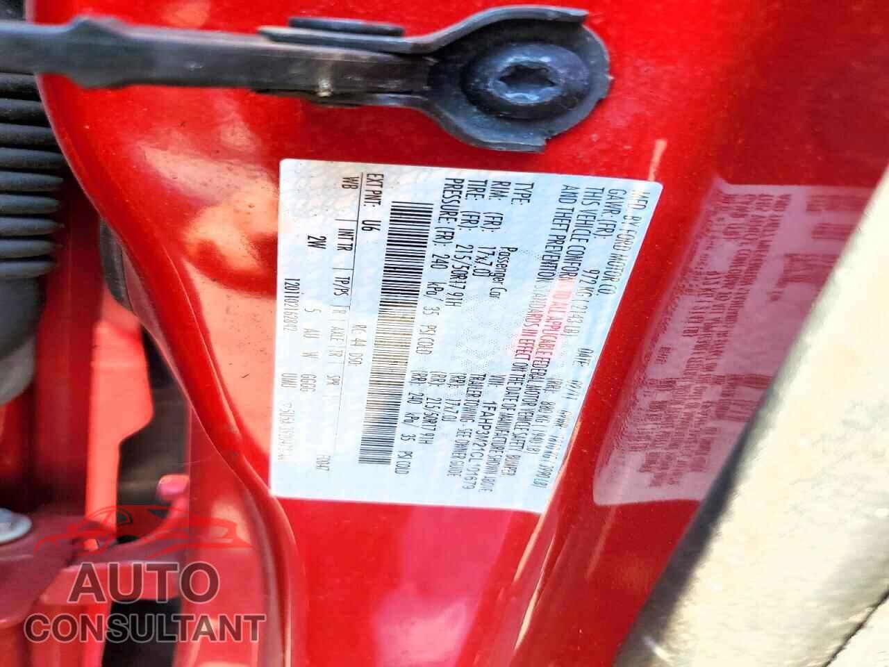 FORD FOCUS 2012 - 1FAHP3M21CL101679