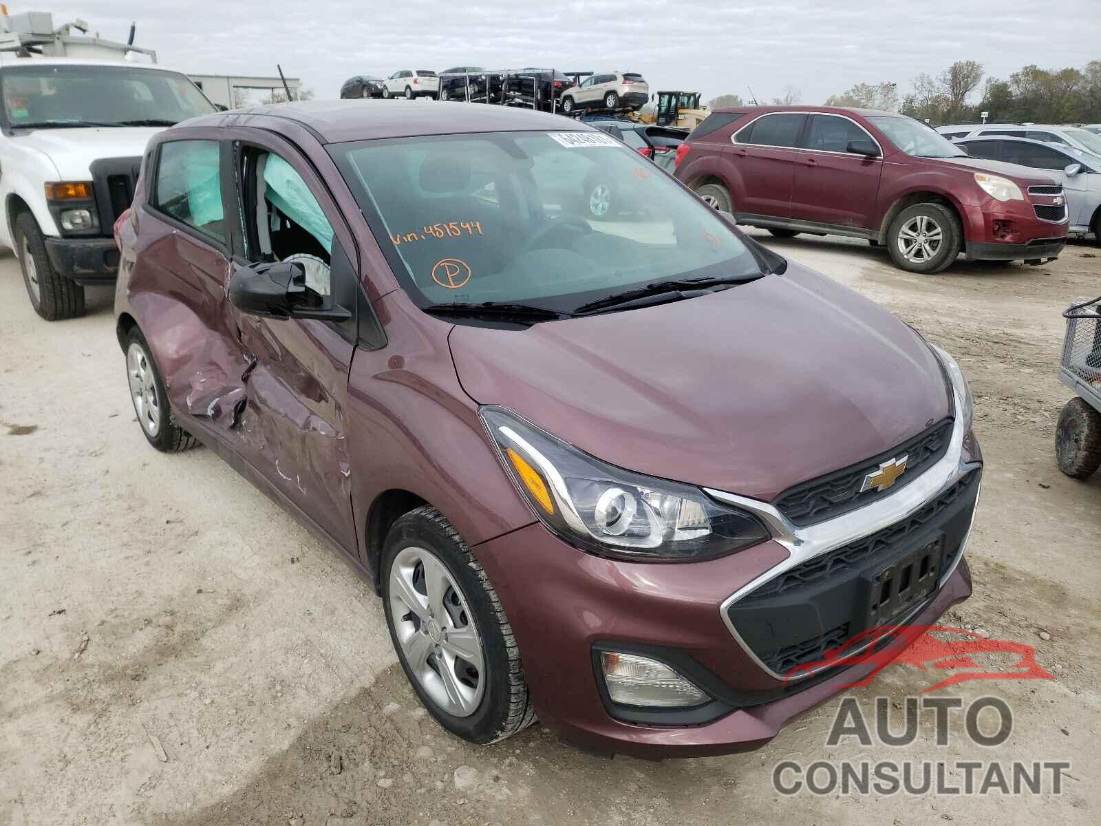 CHEVROLET SPARK 2020 - KL8CB6SA8LC451544