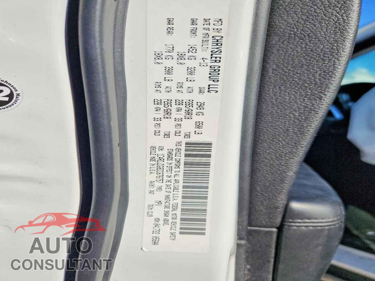 DODGE DURANGO 2013 - 1C4RDJDG8DC676757