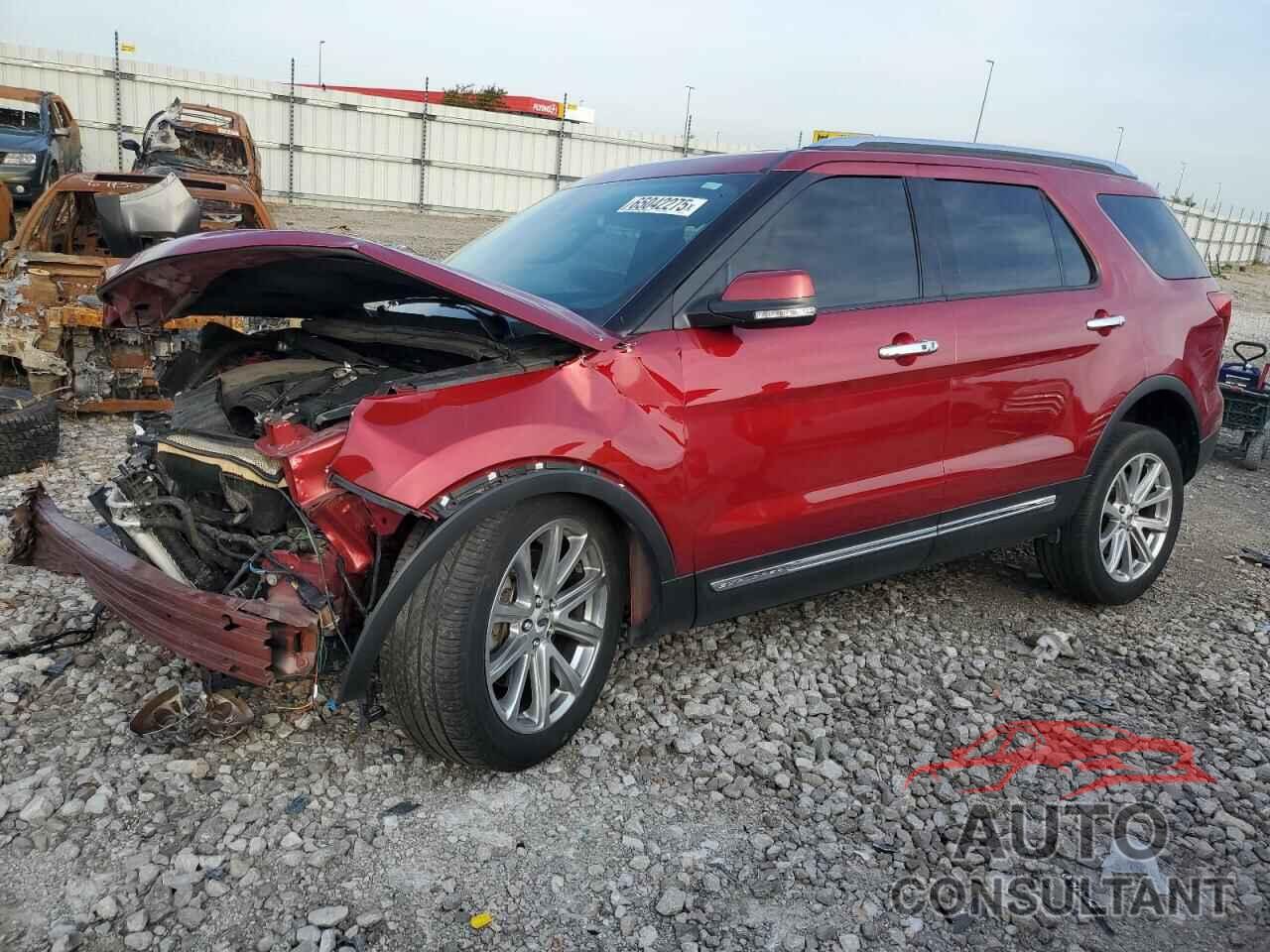 FORD EXPLORER 2017 - 1FM5K7F8XHGE11345