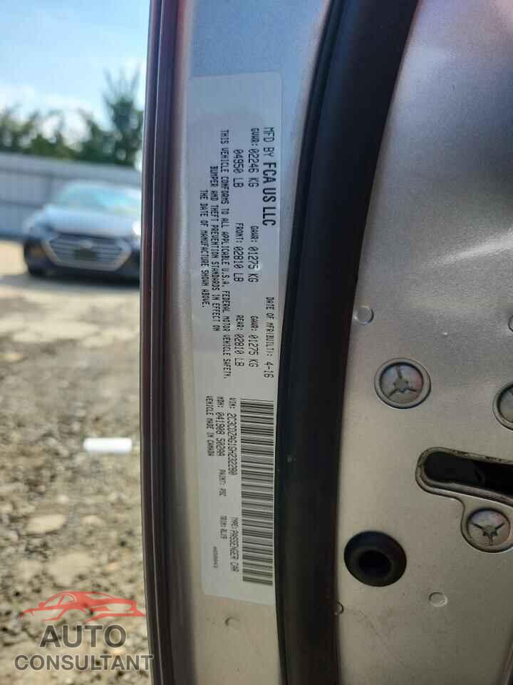 DODGE CHALLENGER 2016 - 2C3CDZAG1GH232280