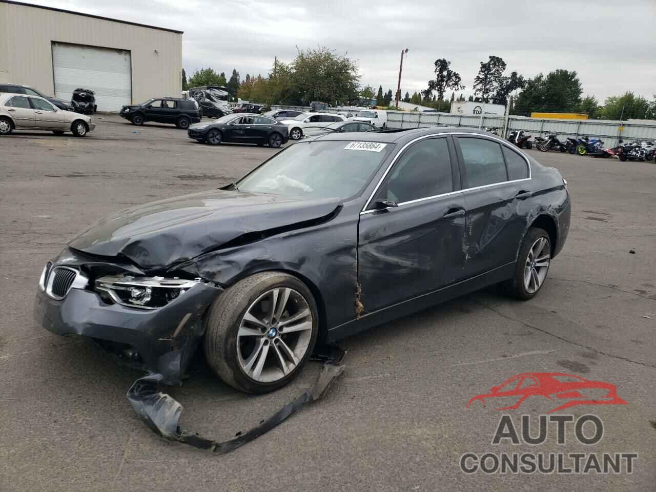 BMW 3 SERIES 2017 - WBA8D9G55HNU60036