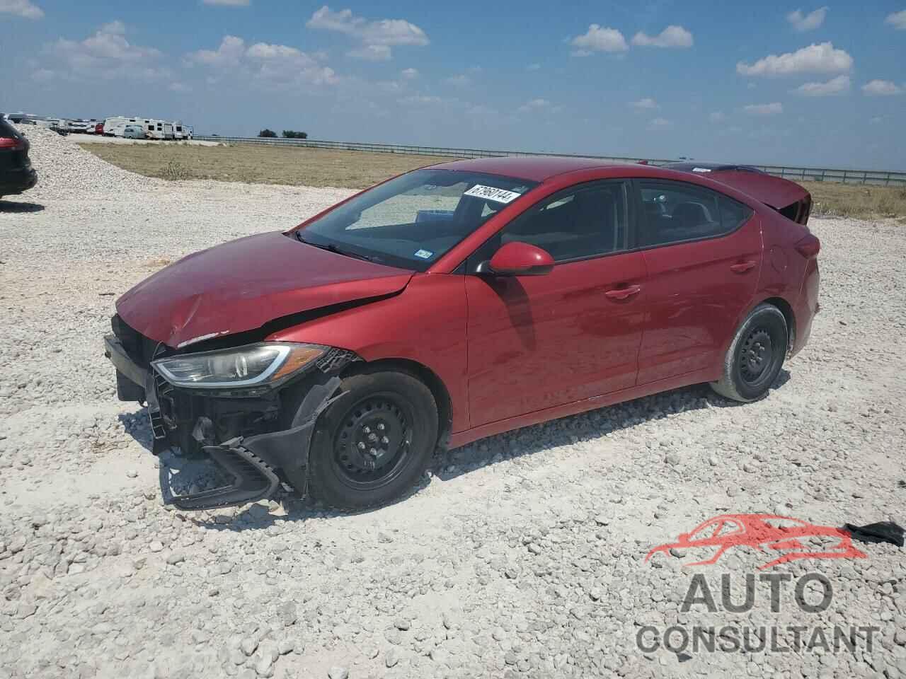 HYUNDAI ELANTRA 2017 - KMHD74LF6HU100043