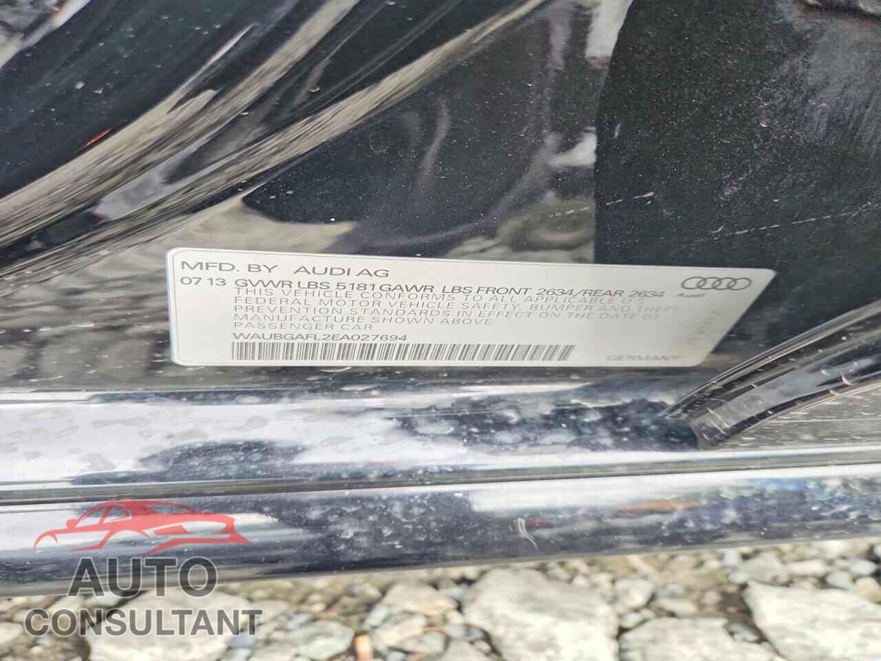 AUDI S4/RS4 2014 - WAUBGAFL2EA027694