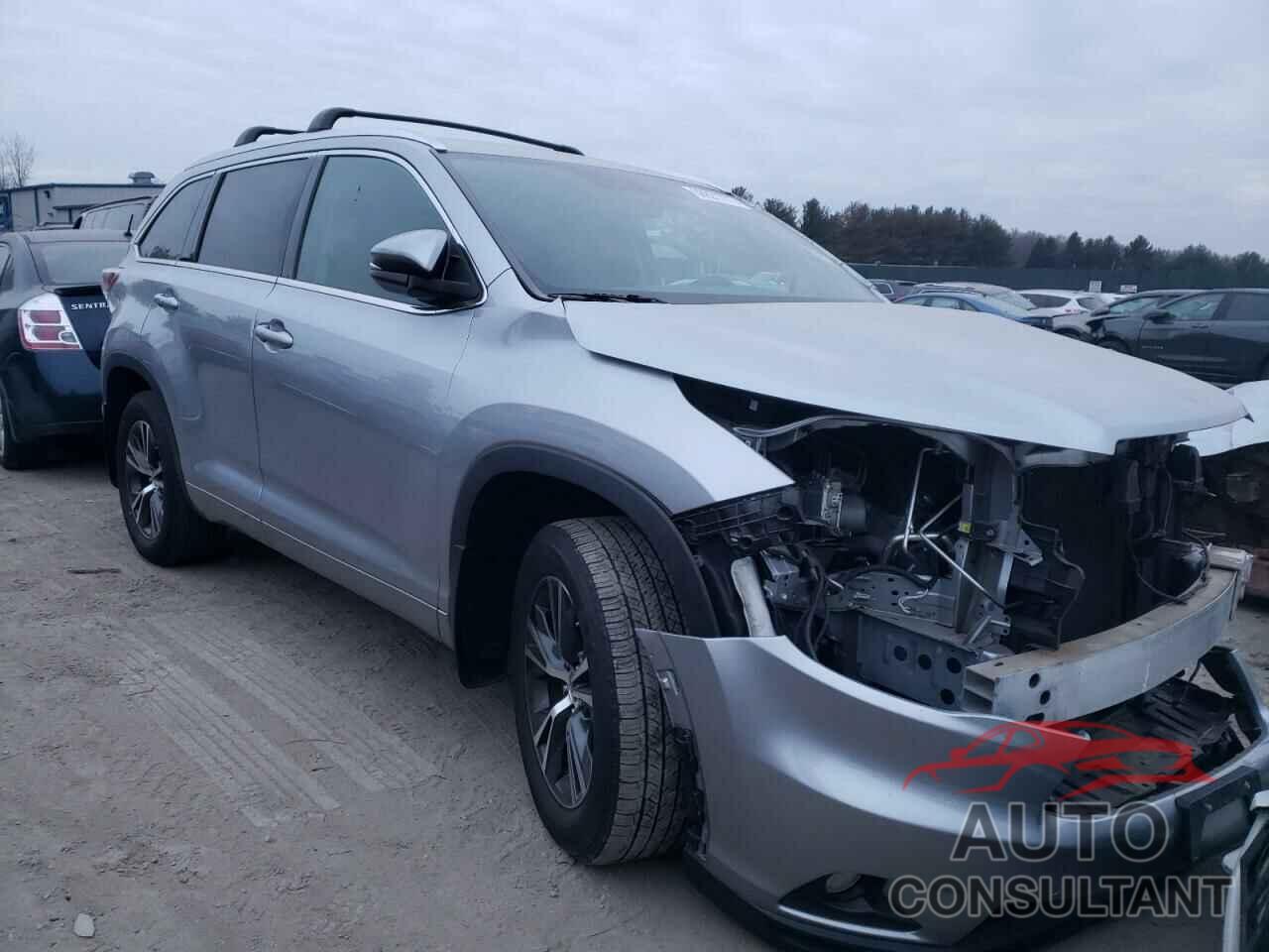 TOYOTA HIGHLANDER 2016 - 5TDJKRFH3GS503674