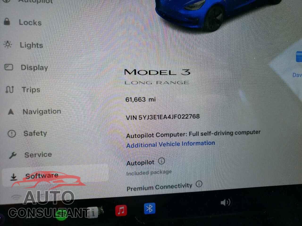 TESLA MODEL 3 2018 - 5YJ3E1EA4JF022768
