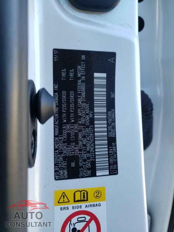 LEXUS RX350 2017 - 2T2ZZMCA7HC091273