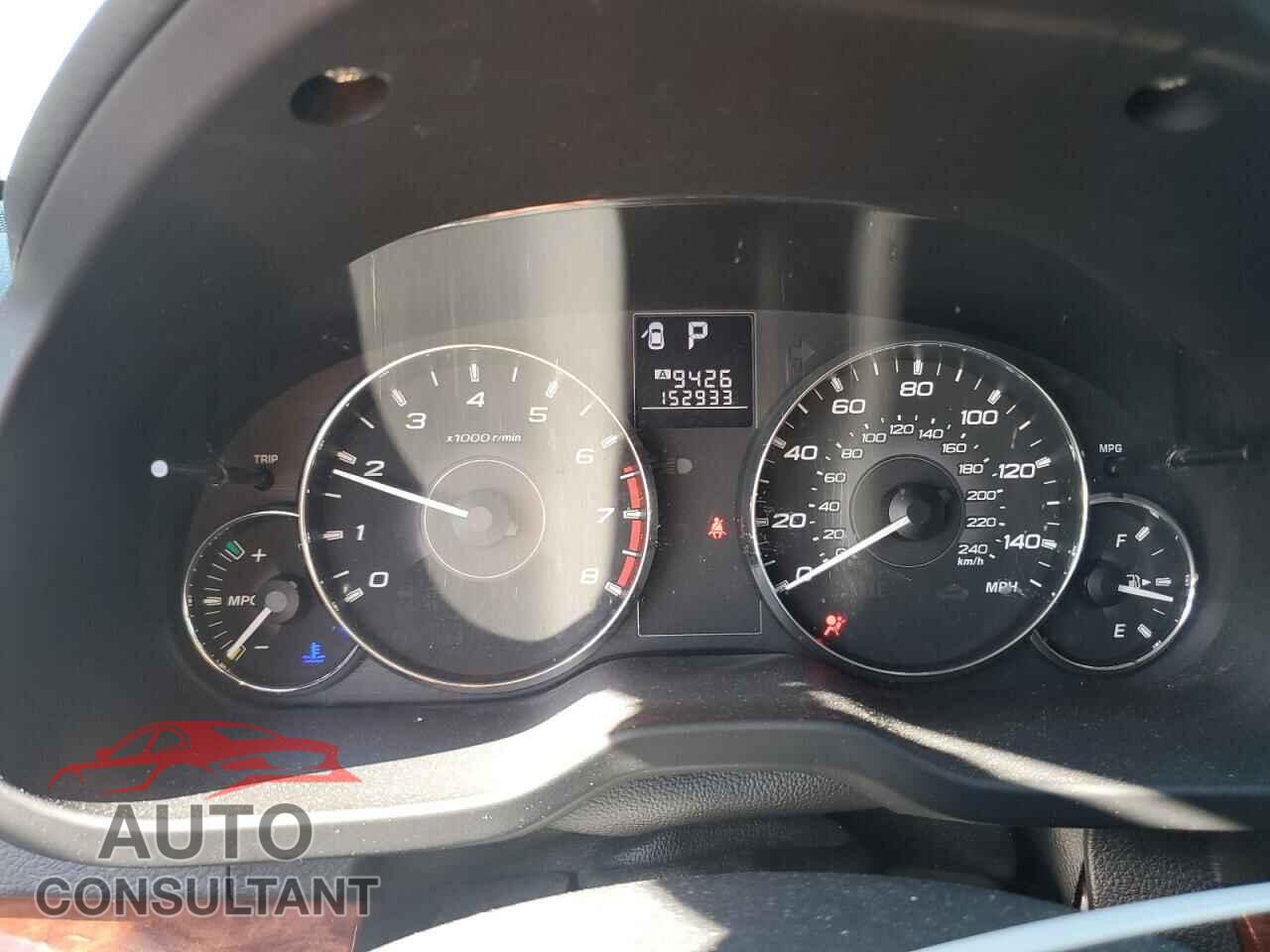 SUBARU OUTBACK 2012 - 4S4BRBLC4C3236861