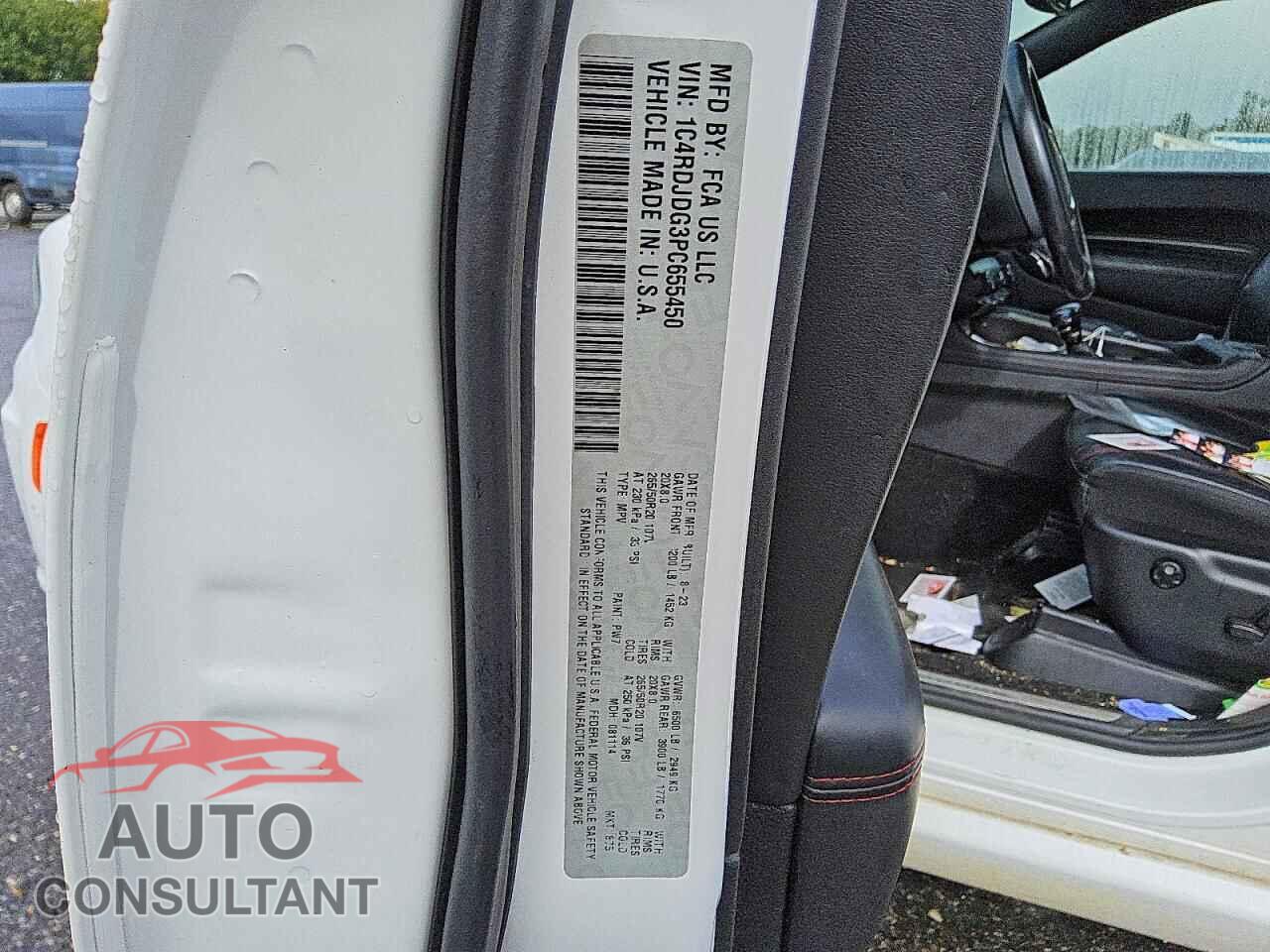 DODGE DURANGO 2023 - 1C4RDJDG3PC655450