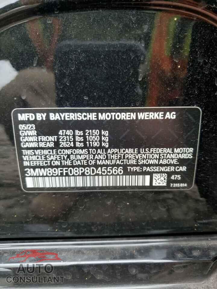 BMW 3 SERIES 2023 - 3MW89FF08P8D45566