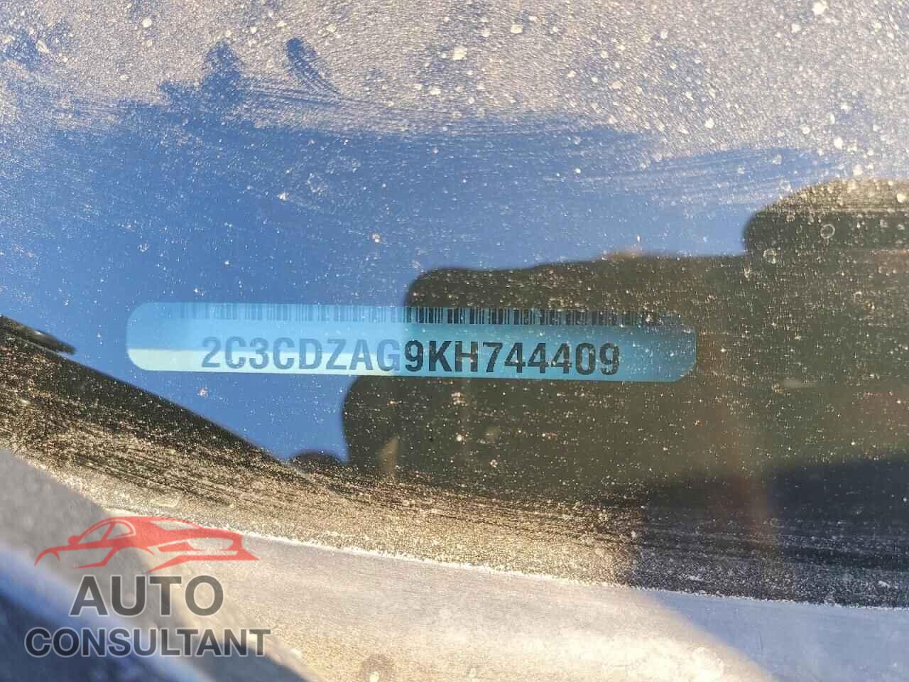 DODGE CHALLENGER 2019 - 2C3CDZAG9KH744409
